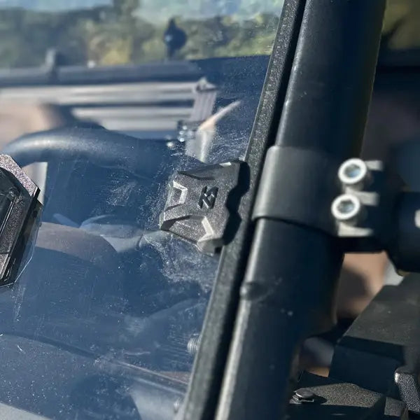 Seizmik Front Toolless Windshield (UV Resistant Polycarbonate) Kawasaki Ridge - Windshields