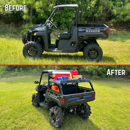 Seizmik Half Height Bed Rack - Polaris Ranger and Can-Am Defender Models - Racks