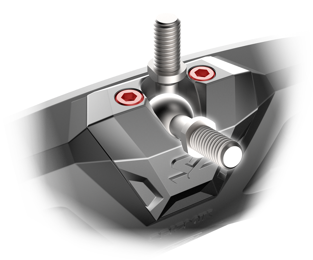 Seizmik Halo-RA Cast Rear View Mirror - Clamp 1.75’’ - Mirrors