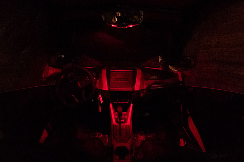 Seizmik Halo-RA LED Rear View Mirror - Clamp 1.75’’ - Mirrors