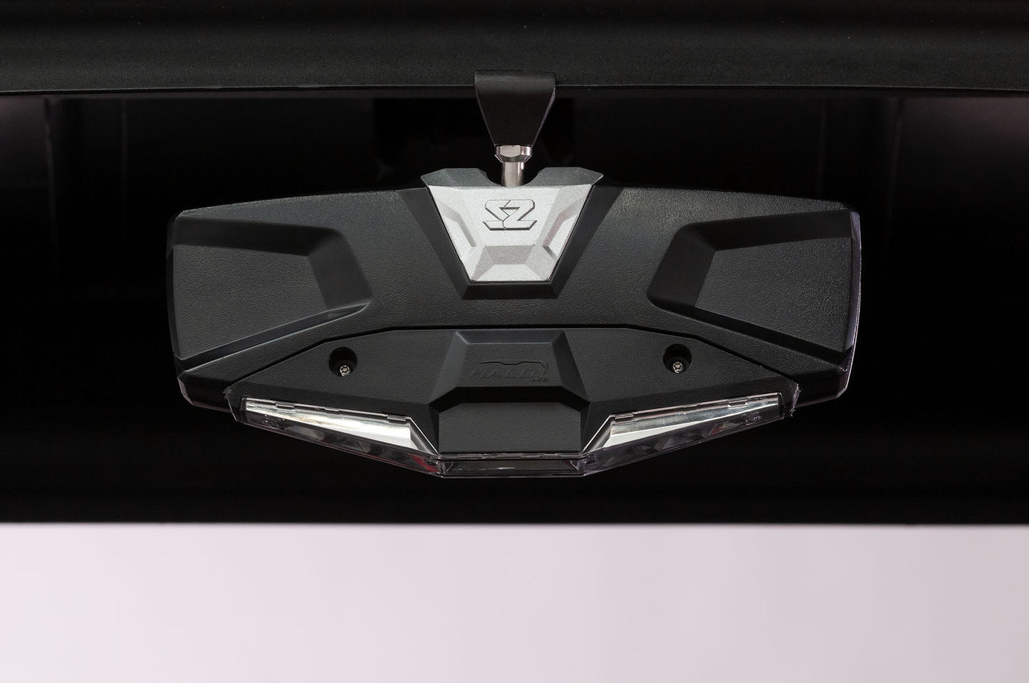 Seizmik Halo-RA LED Rearview Mirror with Cast Aluminum Bezel 2 inch and 1.875 inch Round Tube ROPS - Mirrors