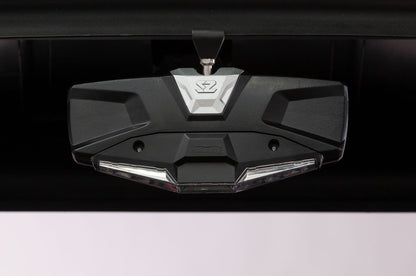 Seizmik Halo-RA LED Rearview Mirror with Cast Aluminum Bezel 2 inch and 1.875 inch Round Tube ROPS - Mirrors