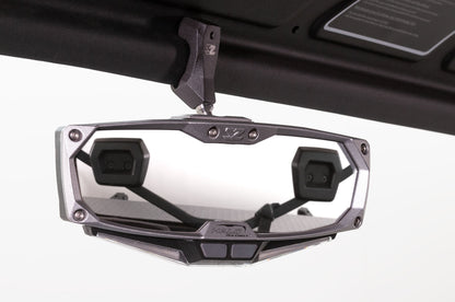 Seizmik Halo-RA LED Rearview Mirror with Cast Aluminum Bezel 2 inch and 1.875 inch Round Tube ROPS - Mirrors