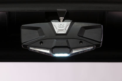Seizmik Halo-RA LED Rearview Mirror with Cast Aluminum Bezel 2 inch and 1.875 inch Round Tube ROPS - Mirrors