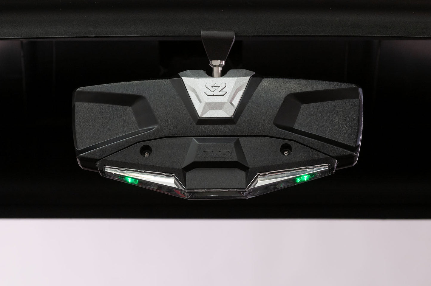 Seizmik Halo-RA LED Rearview Mirror with Cast Aluminum Bezel 2 inch and 1.875 inch Round Tube ROPS - Mirrors
