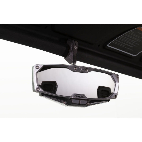 Seizmik Halo-RA LED Rearview Mirror with Cast Aluminum Bezel- Can-Am Defender