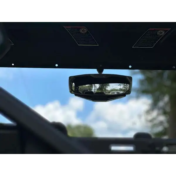 Seizmik Halo-RA LED Rearview Mirror with Cast Aluminum Bezel - CFMOTO - Mirrors