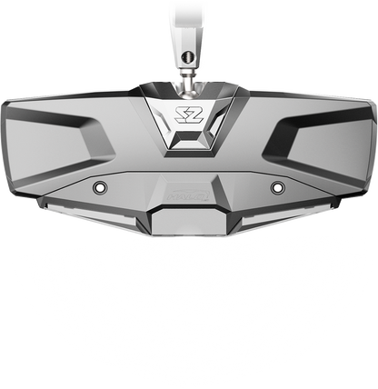 Seizmik Halo-RA LED Rearview Mirror with Cast Aluminum Bezel- Polaris Pro-Fit Header Panel - Mirrors