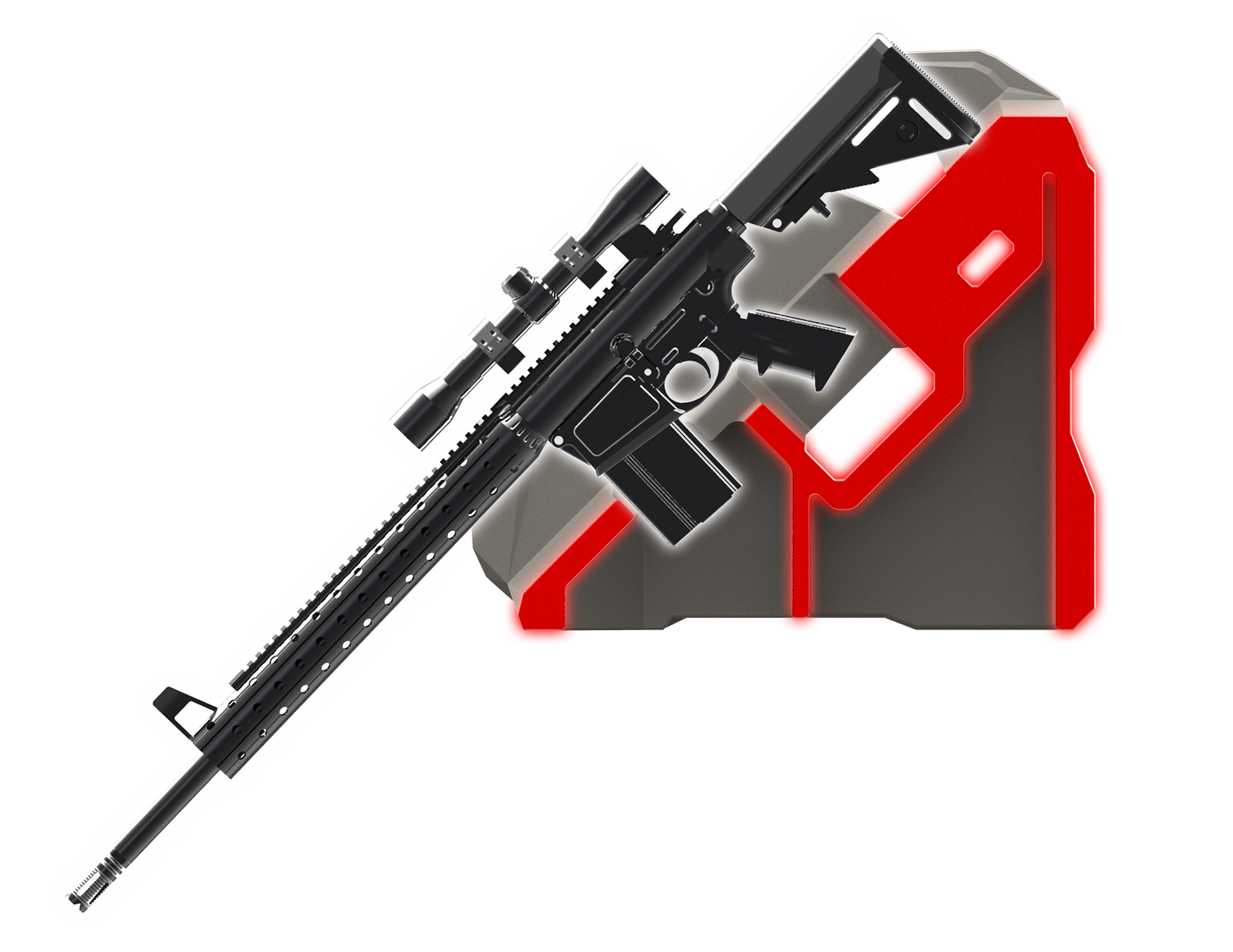 Seizmik ICOS2 AR - In Cab on Seat Gun Holder - Storage Options
