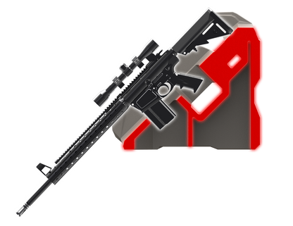 Seizmik ICOS2 AR - In Cab on Seat Gun Holder - Storage Options