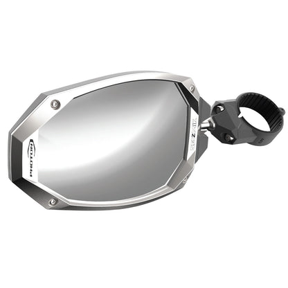 Seizmik Photon Side View Mirror with Cast Aluminum Body & Bezel 1.75 Inch Round Tube (Pair) - Mirrors