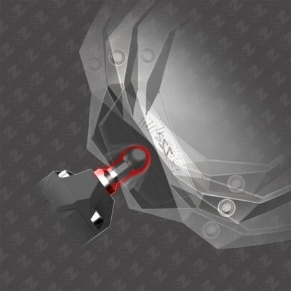 Seizmik Photon Side View Mirror with Cast Aluminum Body & Bezel - 2 or 1.875 Inch Round Tube (Pair) - Mirrors