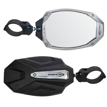 Seizmik Photon Side View Mirror with Cast Aluminum Body & Bezel - Pro-Fit/Profiled (Pair)