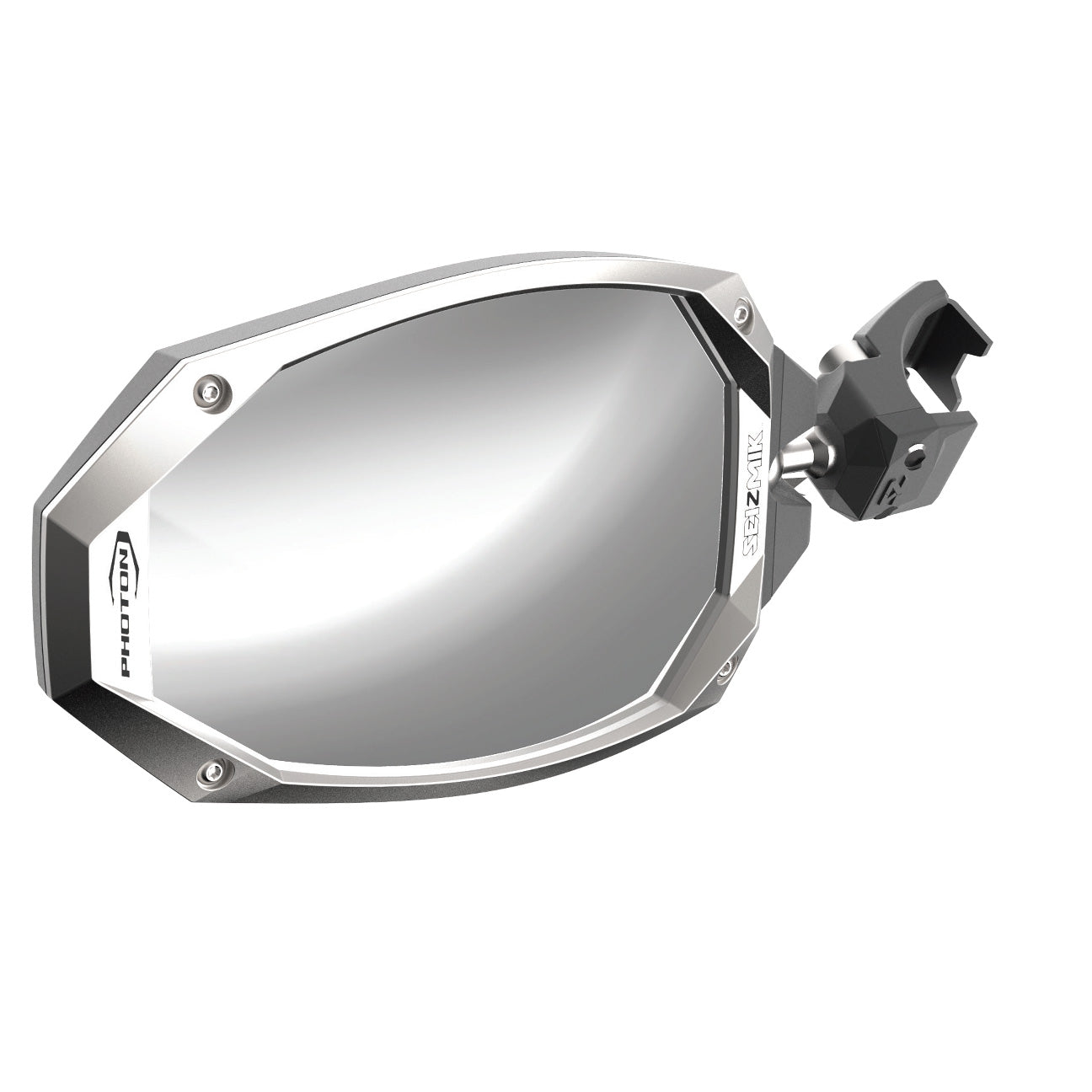 Seizmik Photon Side View Mirror with Cast Aluminum Body & Bezel - Pro-Fit/Profiled (Pair) - Mirrors