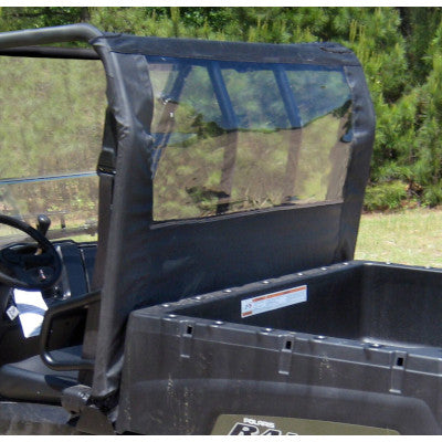Seizmik Soft Rear Windshield & Dust Panel- Polaris Midsize Ranger - Windshields