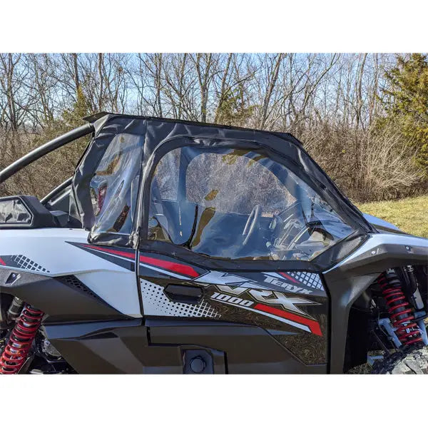Seizmik Soft Upper Doors - Kawasaki Teryx KRX 1000 - With Zipper - Doors