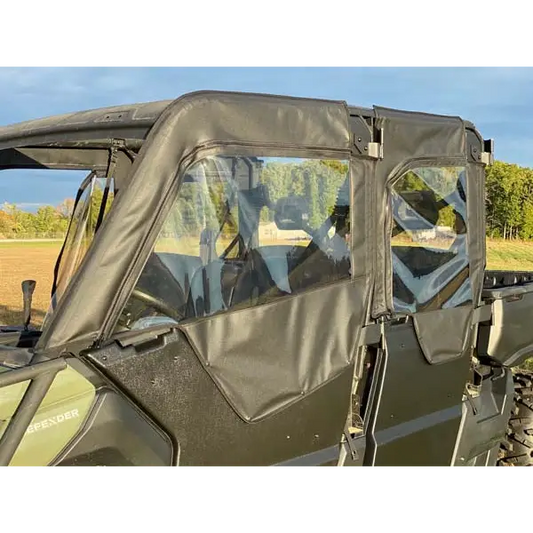 Seizmik Soft Upper Doors with Zipper - Can-Am Defender Max - Doors
