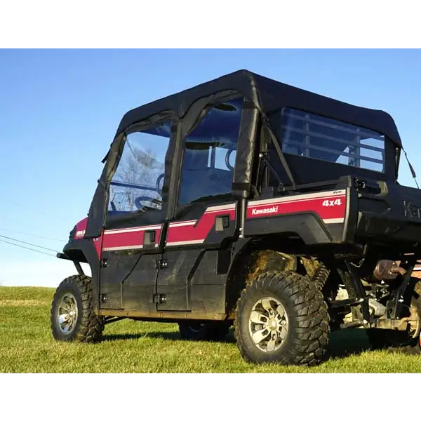 Seizmik Soft Upper Doors with Zipper - Kawasaki Mule Pro FXT - Doors