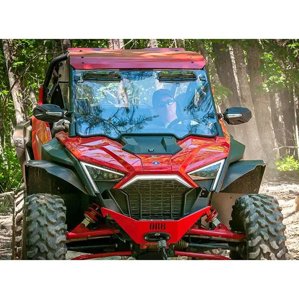 Seizmik Toolless Versa-Vent Scratch Resistant Hard Coated Windshield Kit for Polaris RZR Pro XP - Windshields