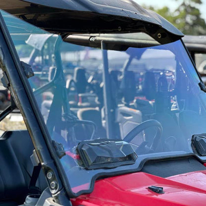 Seizmik Toolless Versa-Vent Scratch Resistant Hard Coated Windshield for Honda Pioneer 1000