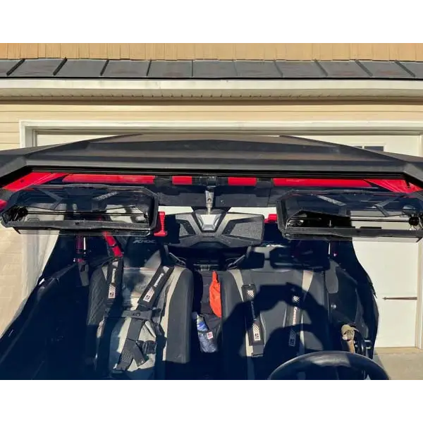 Seizmik Toolless Versa-Vent Scratch Resistant Hard Coated Windshield for Kawasaki KRX 1000 - Windshields