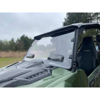 Seizmik Toolless Versa-Vent Scratch Resistant Hard Coated Windshield for Yamaha RMAX (2 in ROPS) - Windshields