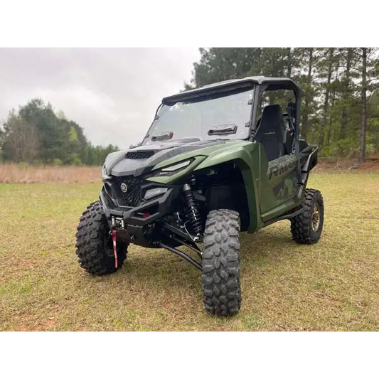 Seizmik Toolless Versa-Vent Scratch Resistant Hard Coated Windshield for Yamaha RMAX (2 in ROPS) - Windshields