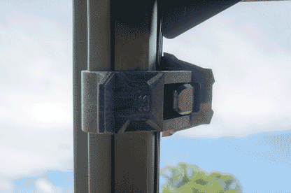 Seizmik Toolless Versa-Vent Scratch Resistant Hard Coated Windshield for Kawasaki KRX 1000 - Windshields