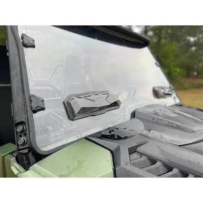 Seizmik Toolless Versa-Vent Scratch Resistant Hard Coated Windshield for Yamaha RMAX (2 in ROPS) - Windshields