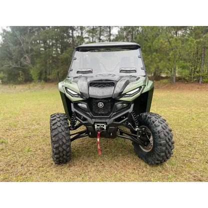 Seizmik Toolless Versa-Vent Scratch Resistant Hard Coated Windshield for Yamaha RMAX (2 in ROPS) - Windshields