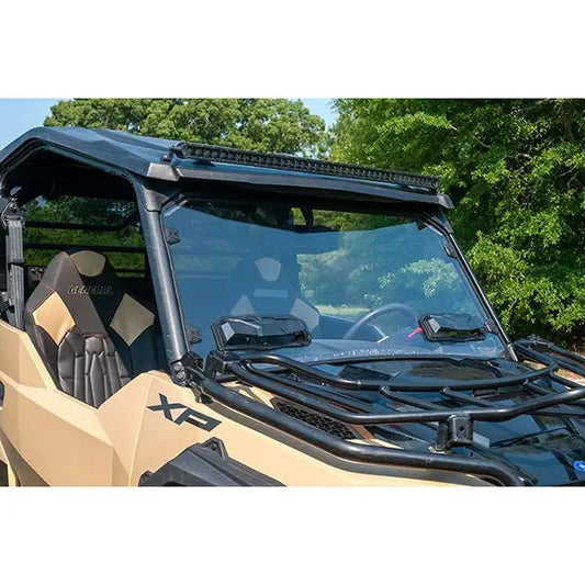Seizmik Toolless Versa-Vent Scratch Resistant Hard Coated Windshield Kit for Polaris Generals - Windshields