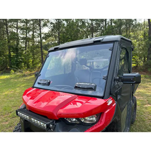 Seizmik Toolless Versa-Vent Scratch Resistant Hard Coated Windshield Kit for Can-Am Defender - Windshields