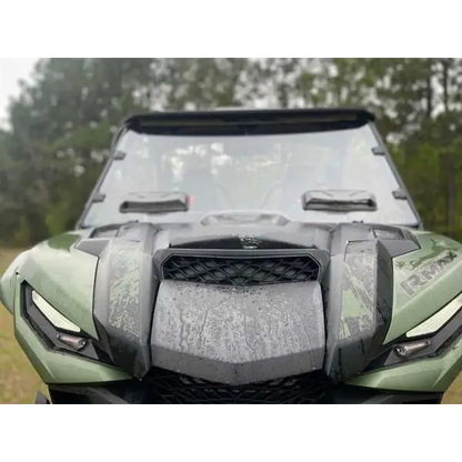 Seizmik Toolless Versa-Vent Scratch Resistant Hard Coated Windshield for Yamaha RMAX (2 in ROPS) - Windshields