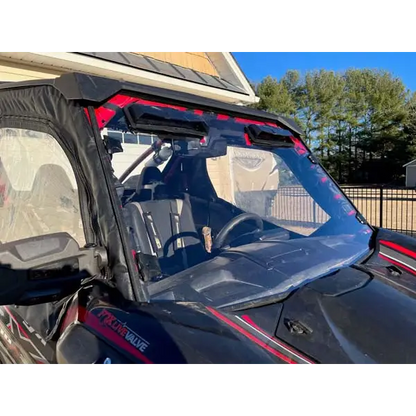 Seizmik Toolless Versa-Vent Scratch Resistant Hard Coated Windshield for Kawasaki KRX 1000 - Windshields