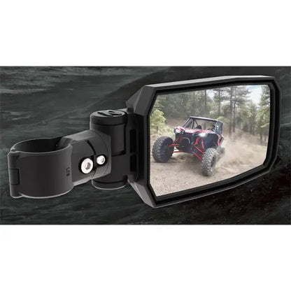 Seizmik TrailRider Side View Mirror - Clamp 2 Inch or 1.875 Inch Round Tube - Mirrors