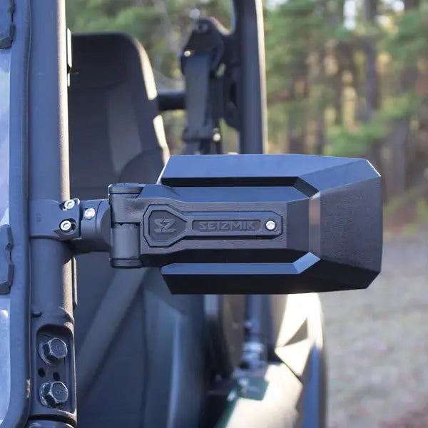 Seizmik TrailRider Side View Mirror - Clamp 2 Inch or 1.875 Inch Round Tube - Mirrors