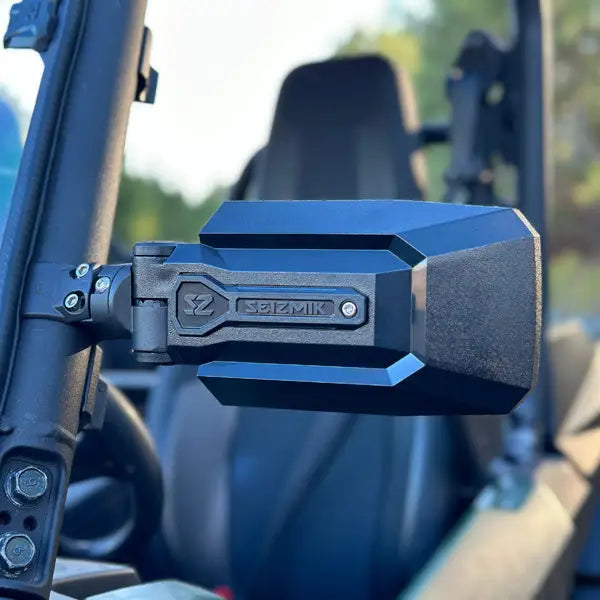 Seizmik TrailRider Side View Mirror - Clamp 2 Inch or 1.875 Inch Round Tube - Mirrors