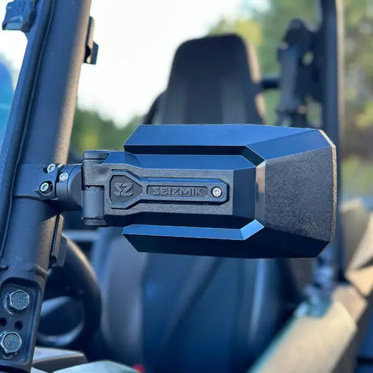 Seizmik TrailRider Side View Mirror - Clamp 2 Inch or 1.875 Inch Round Tube - Mirrors