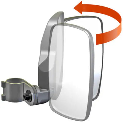 Seizmik UTV Side View Mirror (Pair- ABS)- Polaris Pro-Fit and Can-Am Profiled - Mirrors