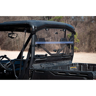Seizmik UV Resistant Polycarbonate Rear Folding Windshield for Can-Am Defender