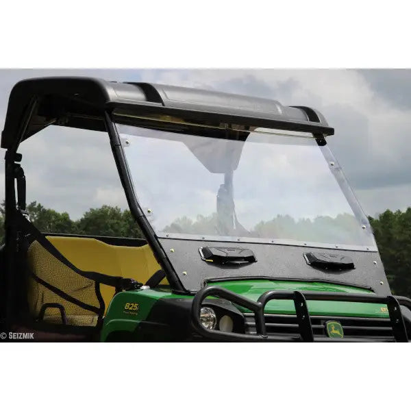Seizmik Windshield Versa-Vent (Uncoated Poly & ABS)- John Deere Gator XUV/HPX - Windshields
