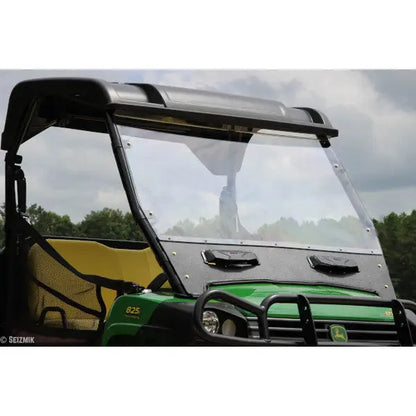 Seizmik Windshield Versa-Vent (Uncoated Poly & ABS)- John Deere Gator XUV/HPX - Windshields
