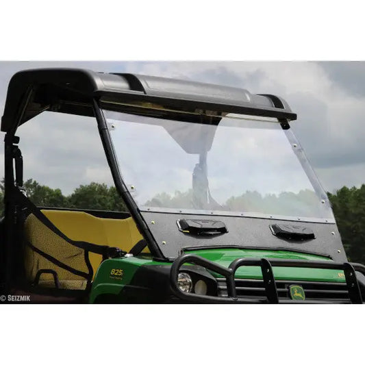 Seizmik Windshield Versa-Vent (Uncoated Poly & ABS)- John Deere Gator XUV/HPX - Windshields
