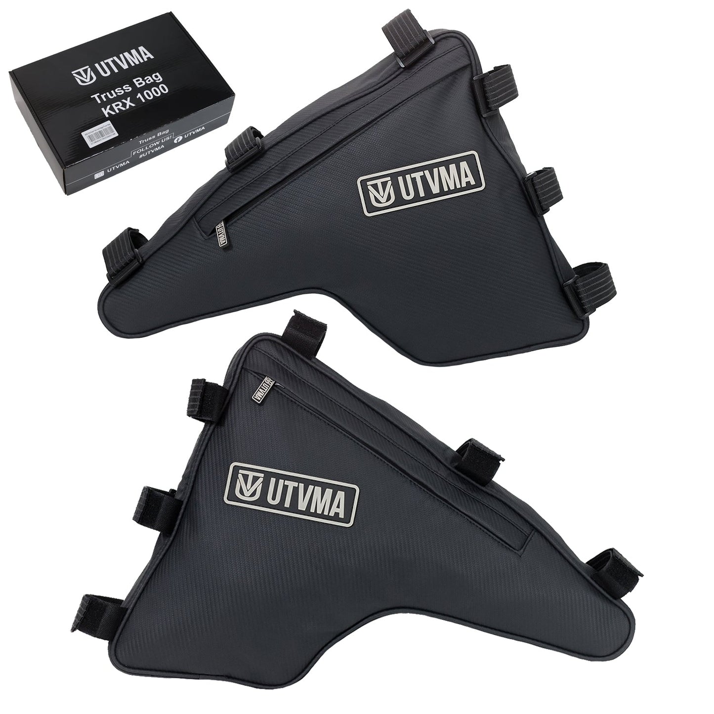 Set of 2 KRX 2/4 Seater Trail Rack/Truss Bag (2020+) - Storage Bags