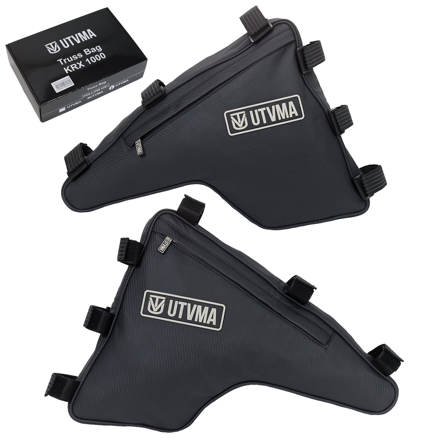 Set of 2 KRX 2/4 Seater Trail Rack/Truss Bag (2020+) - Storage Bags