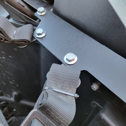 Shoulder Harness Mounting Kit for Kawasaki KRX 1000 - Black - Brackets and Mounts