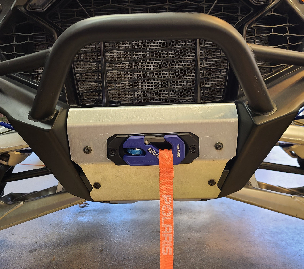 Side By Side / UTV Aluminum Recessed Winch Shackle with Fairlead Kit. (LIFE TIME WARRANTY*) - Winch Shackle