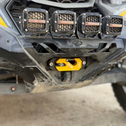 Side By Side / UTV Aluminum Recessed Winch Shackle with Fairlead Kit. (LIFE TIME WARRANTY*) - Winch Shackle