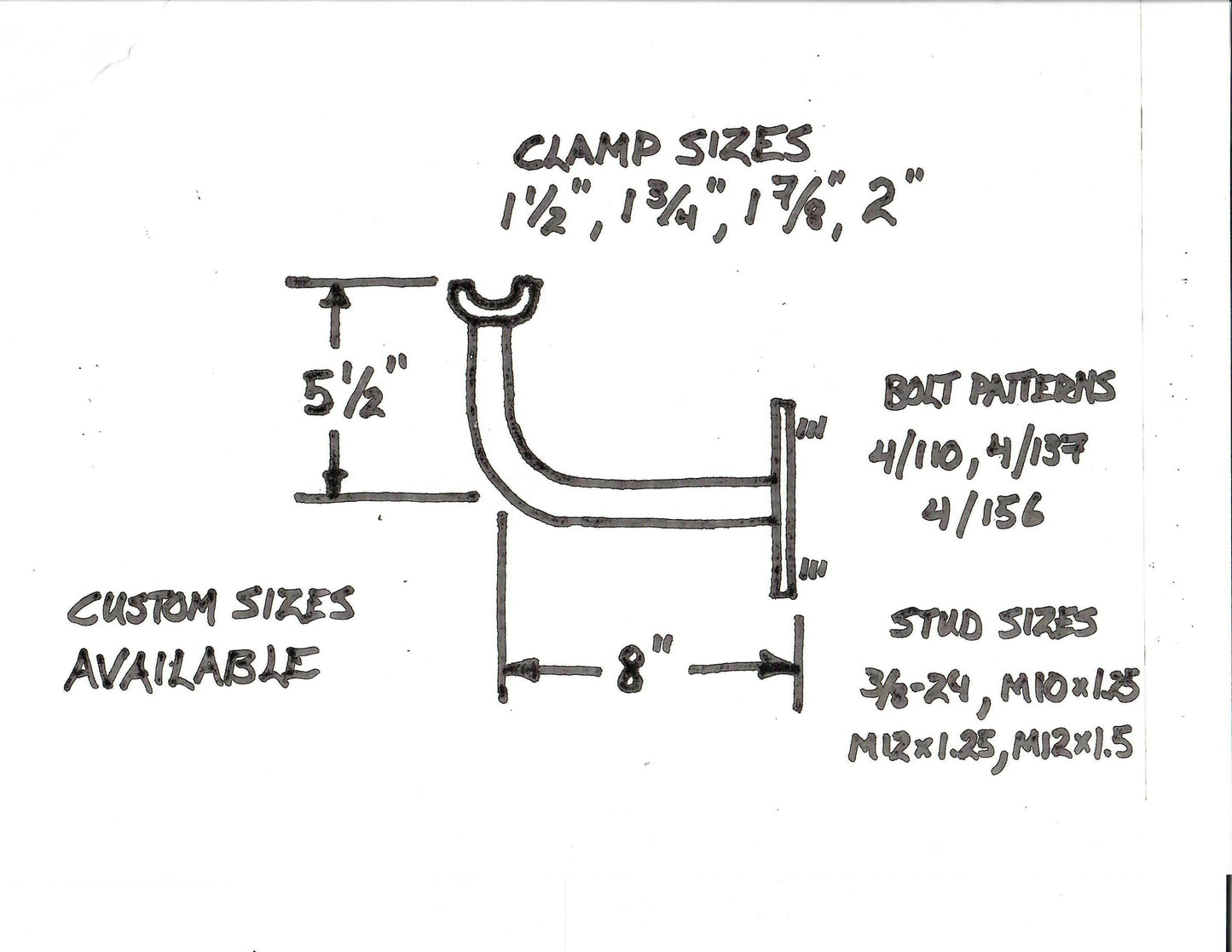 Single Clamp Spare Tire Mount - Spare Tire Mounts