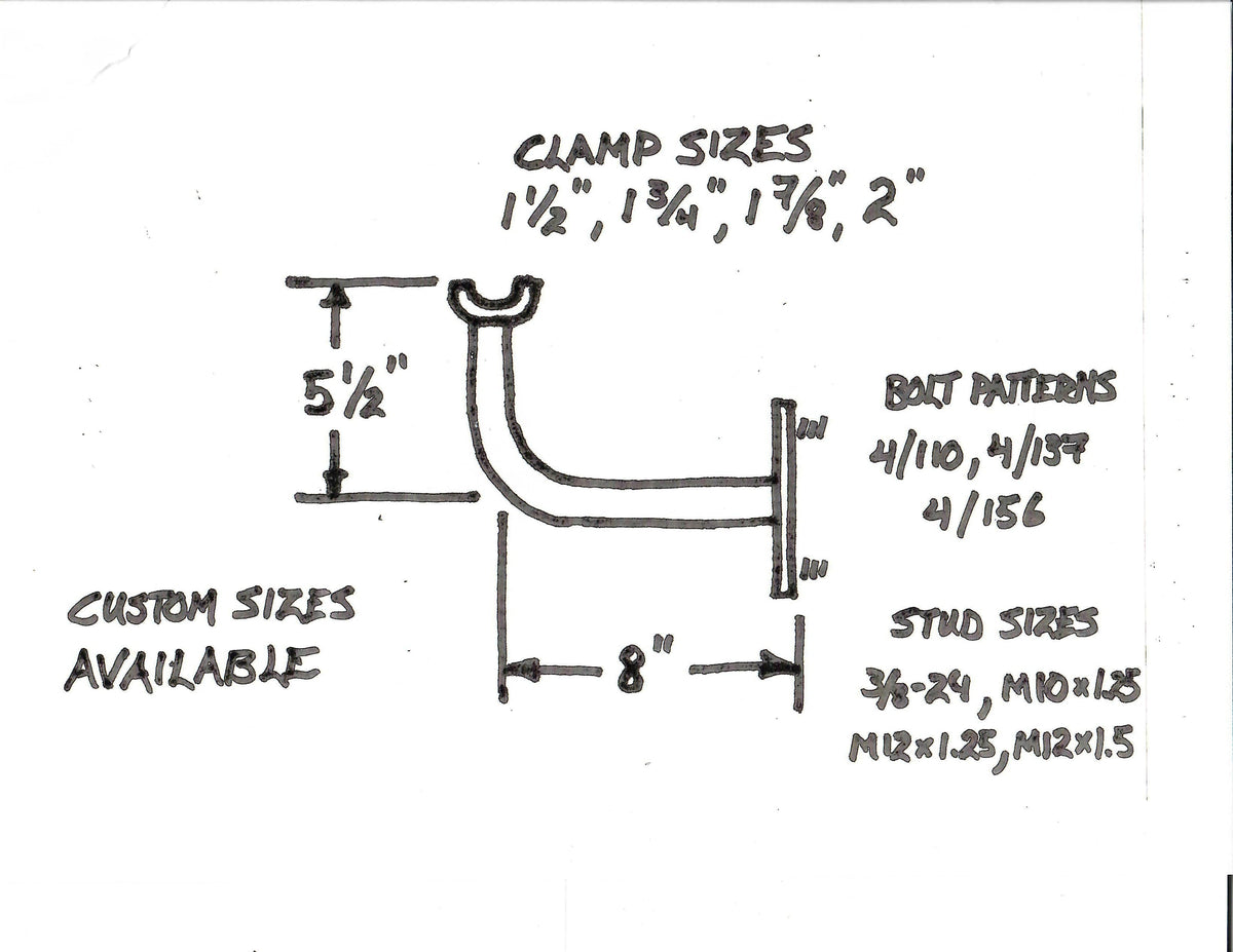 Single Clamp Spare Tire Mount - Spare Tire Mounts